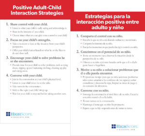 ADULT/CHILD INTERACTION WALLET CARDS